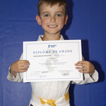 Ceinture blanche-jaune